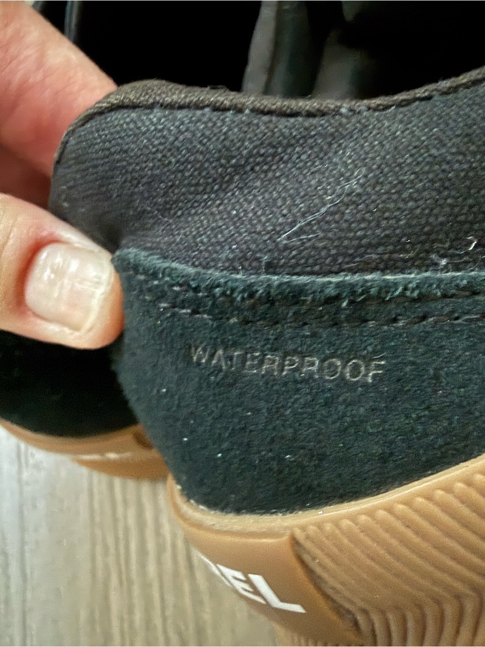 Sorel black and cream sneakers - Picture 5 of 7